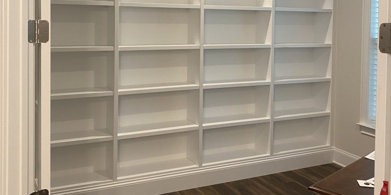 Custom Bookshelves in Matthews, North Carolina