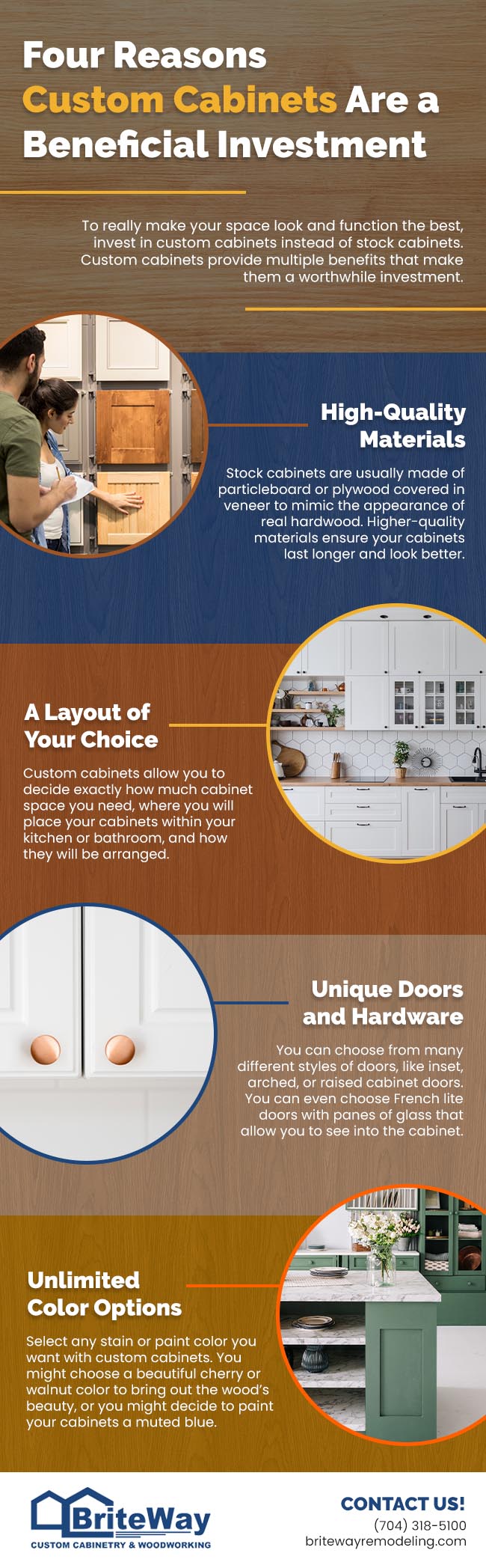 Four Reasons Custom Cabinets Are a Beneficial Investment 